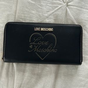 LOVE MOSCHINO, BLK ❤️ WALLET